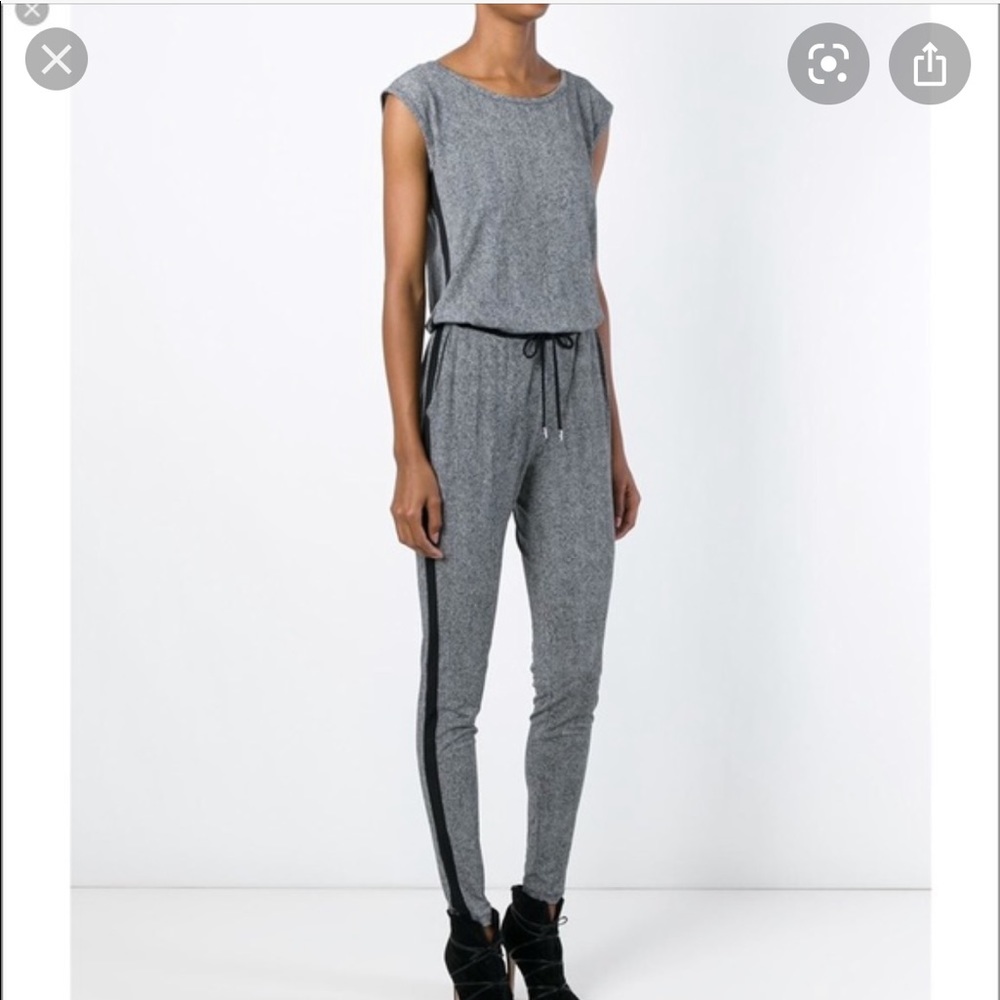 Michael Kors Herringbone Drawstring Jumpsuit - image 1